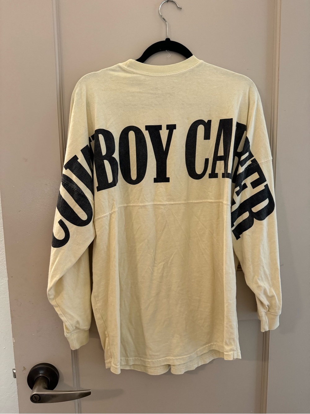 Beyonce Cowboy Carter Tour 2025 Long Sleeve Tee Cream Small